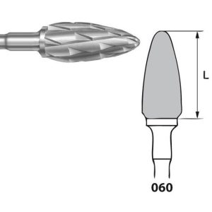 H251SGEA.104.060 FRESA TUNGSTENO PM CX1 KOMET