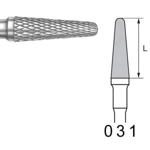 H79E.104.031 FRESA TUNGSTENO PM CX1 METAL RESINA KOMET
