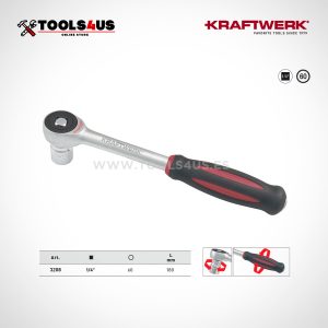 Carraca de 3/8″ con mango giratorio Kraftwerk