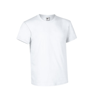 CAMISETA BLANCA 100% ALGODÓN VALENTO RACING