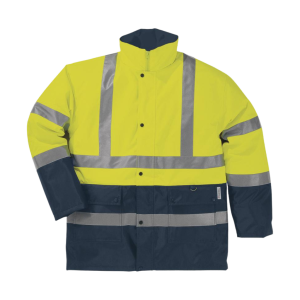 PARKA PANOPLY STRADA AMARILLO/AZUL ALTA VISIBILIDAD