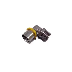 Codo macho pressfitting multicapa gas
