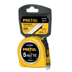 21606 FLEXOMETRO 5MTS PRETUL