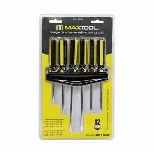 304703 – JUEGO DE DESARMADORES 6 PZ MAXTOOL