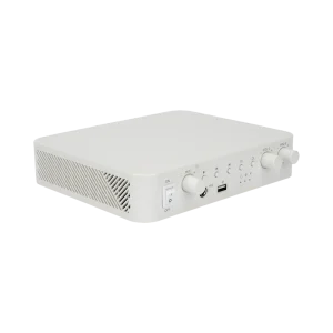 Amplificador / 2 Canales / 60W / Bluetooth / Entrada y Salida RCA / USB / 1 Entrada Micrófono / 24VCD