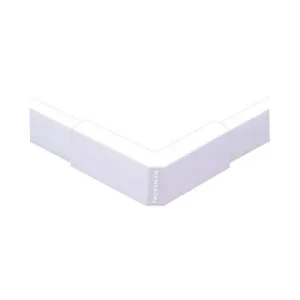 Esquinero exterior color blanco de PVC auto extinguible para canaletas TMK1735, TMK1735SD (5310-02001)