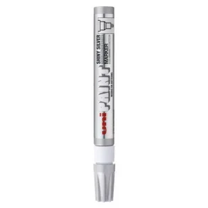 Rotulador Uni Paint Plata. Base de Aceite Color