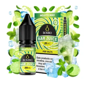 BOMBO BAR JUICE SALTS MOJITO MAX 20MG 10ML